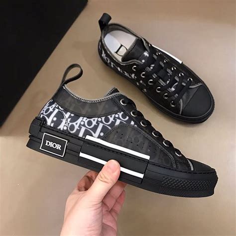 canvas dior sneakers men|Dior black and white sneakers.